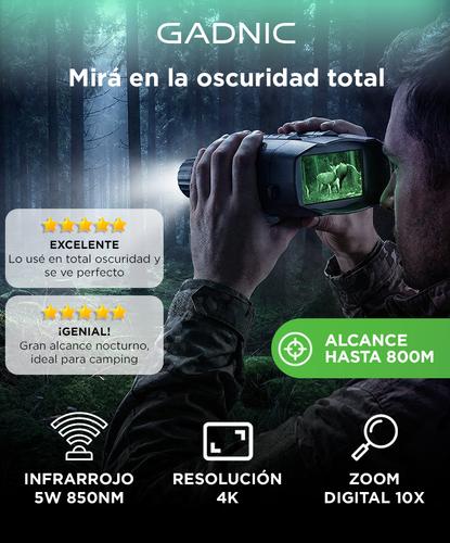 Binoculares Digitales Gadnic Visión Nocturna 800 m Pantalla IPS - 1