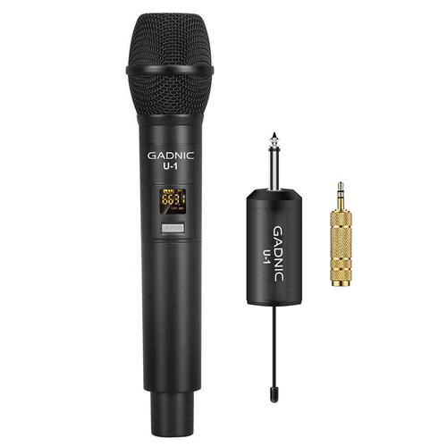 Microfono Inalámbiro Profesional UHF Gadnic U-1 - 0