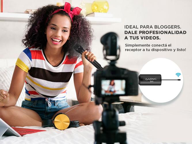 Microfono Inalámbiro Profesional UHF Gadnic U-1 - 3