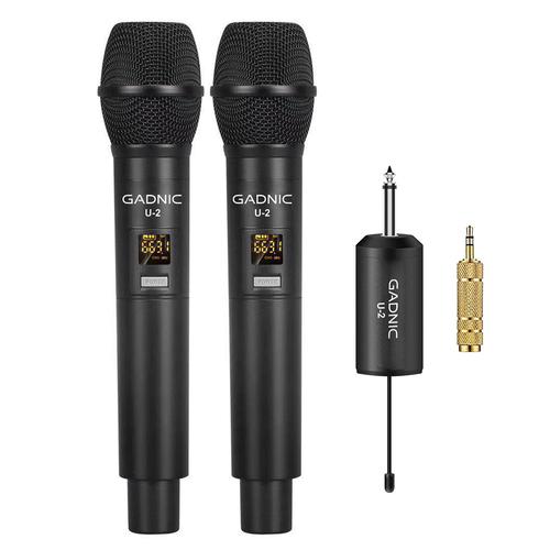 Microfono Inalámbiro Profesional UHF Gadnic U-2 - 0