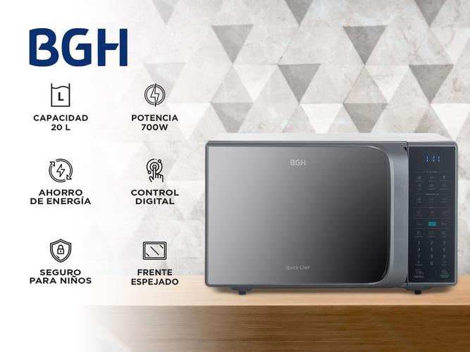 Microondas BGH 20 litros Digital ECO B120DS20 - 1
