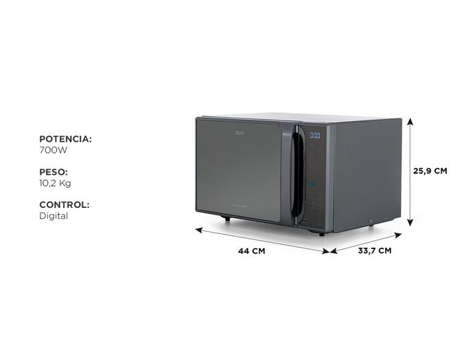 Microondas BGH 20 litros Digital ECO B120DS20 - 4