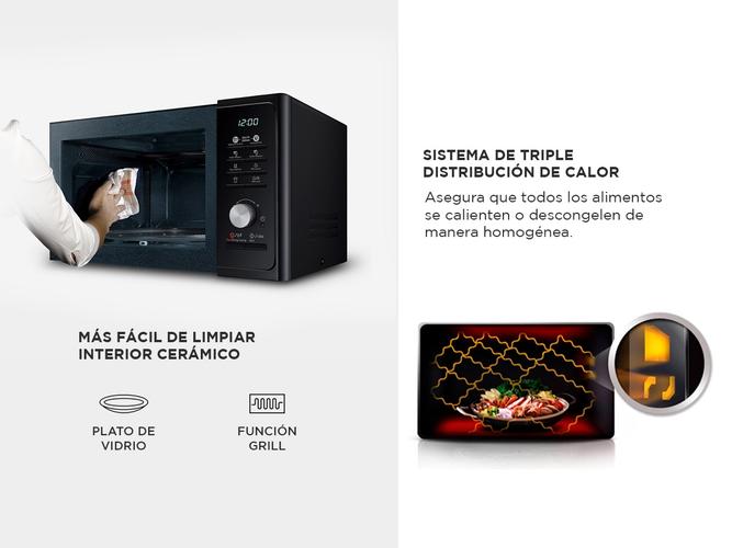 Microondas Samsung de Interior Cerámico 23L con Grill - 3