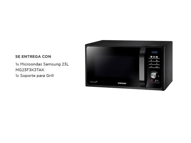 Microondas Samsung de Interior Cerámico 23L con Grill - 5