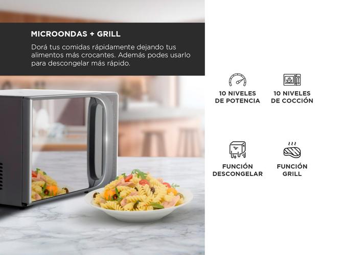 Microondas Digital BGH 23 litros ECO B223DS20 con Grill - 2