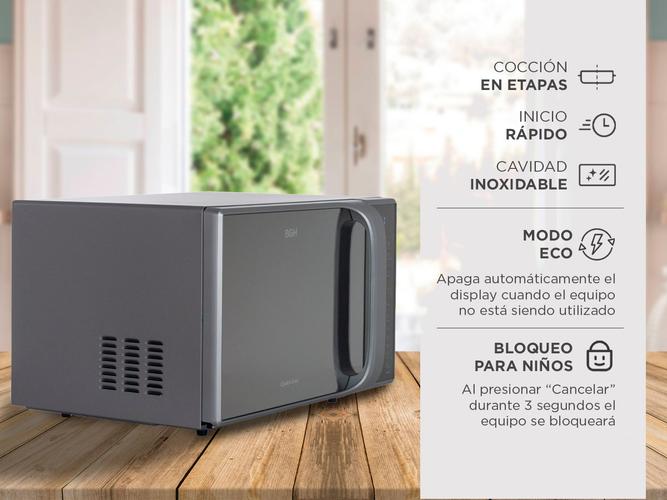 Microondas Digital BGH 28 litros ECO B228DS20 con Grill - 4