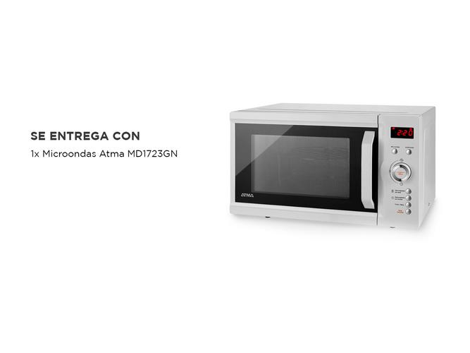 Microondas Atma MD1723GN 23 Litros con Grill - 5
