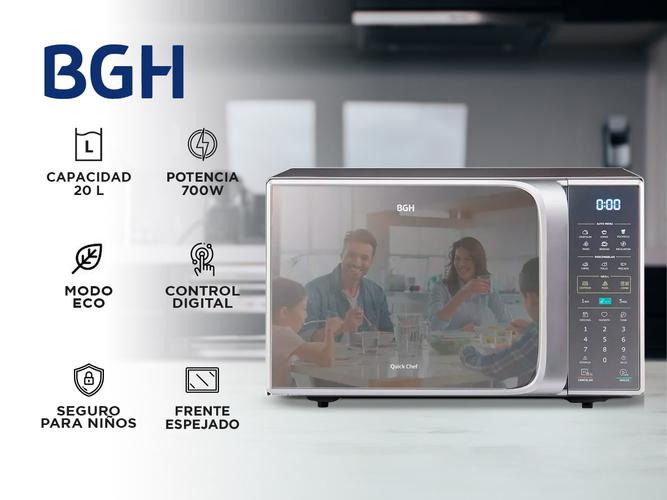 Microondas Digital BGH B120DS20 20 litros ECO - 1