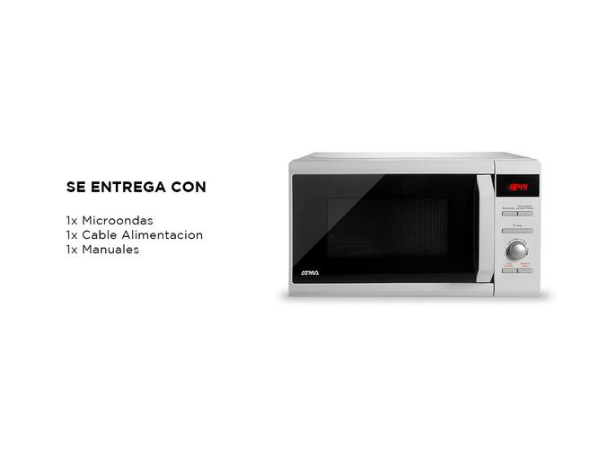 Microondas Atma Easy Cook MD1720N 700W Blanco 20L  - 5