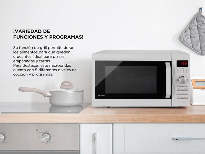 Microondas Atma Easy Cook  28 Litros MD1728GN Grill 900W - 2