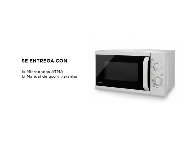 Microondas Atma Easy Cook  20 Litros MR1720NPI Rotativo 700W - 5