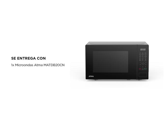 Microondas Digital Atma MATDB20CN De 700w 20lts - 5