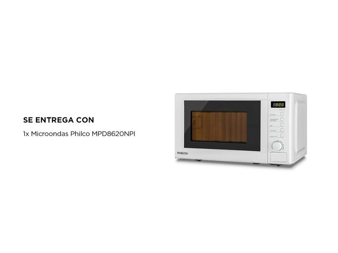 Microondas Philco 20 Lts MPD8620NPI 700w Blanco - 5