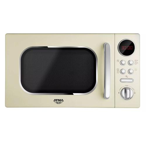 Microondas Digital Vintage Atma 20Lts Display Blanco - 0