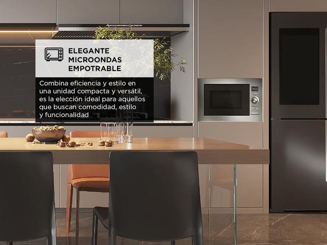 Microondas Atma Acero Inoxidable 25 Lts 900W  Outlet - 3