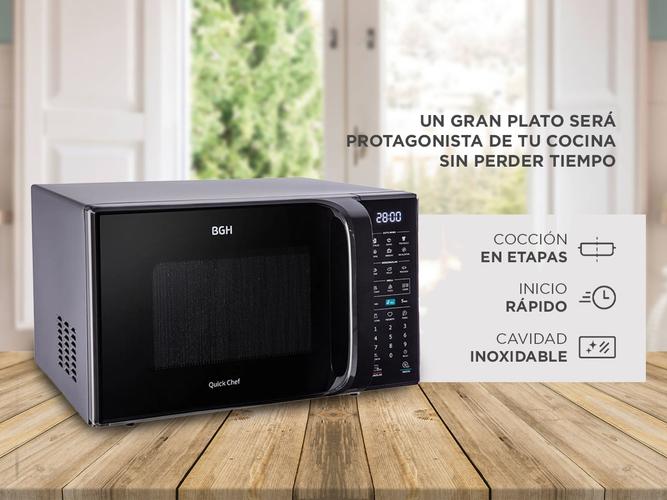 Microondas BGH Eco Digital 28 Lts Grill 900W Negro B228DN20 - 3