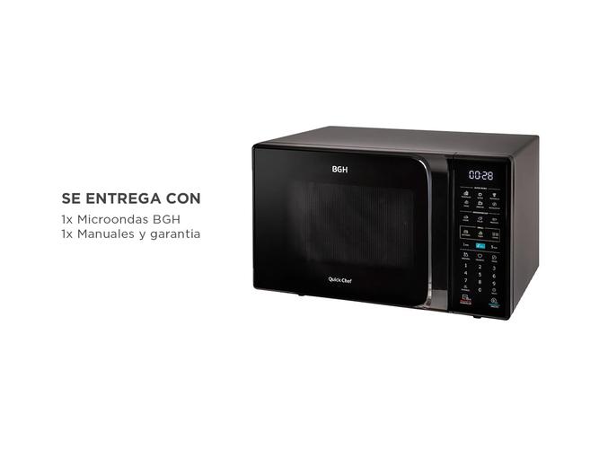 Microondas BGH Eco Digital 28 Lts Grill 900W Negro B228DN20 - 5