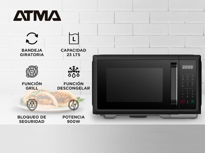 Microondas Digital Atma 23Lts Con Grill - 1