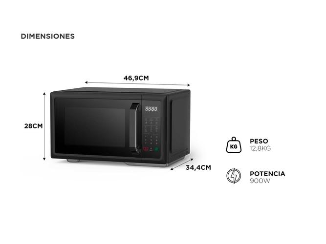 Microondas Digital Atma 23Lts Con Grill - 4