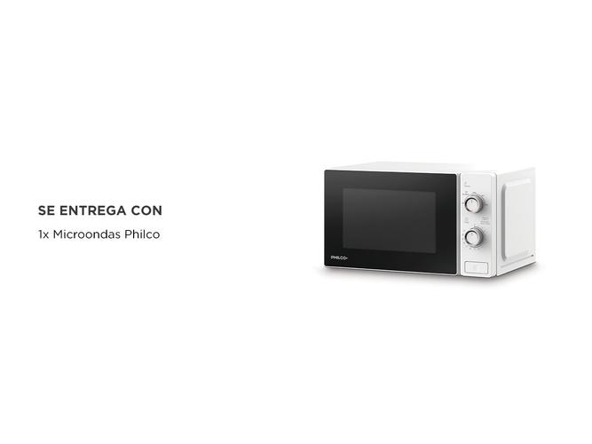 Microondas Philco 20 litros rotativo 94MPHRW20UAP color blanco - 5