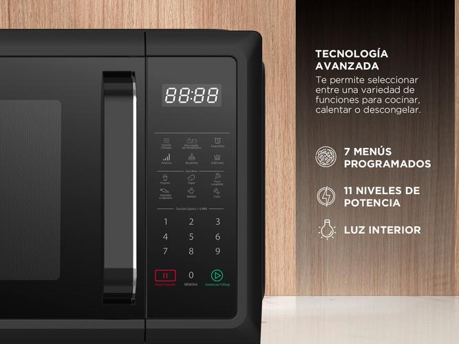 Microondas Atma 28 litros Digital Con Grill MATDGB28UAP color negro - 2