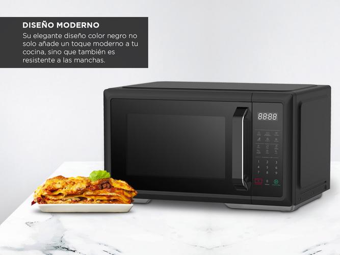 Microondas Atma 28 litros Digital Con Grill MATDGB28UAP color negro - 4