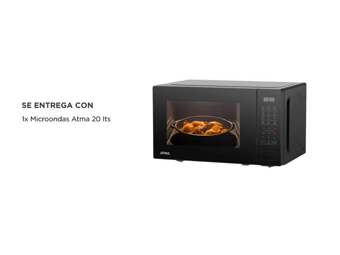 Microondas Atma 20 Lts Digital 700W Black - 5