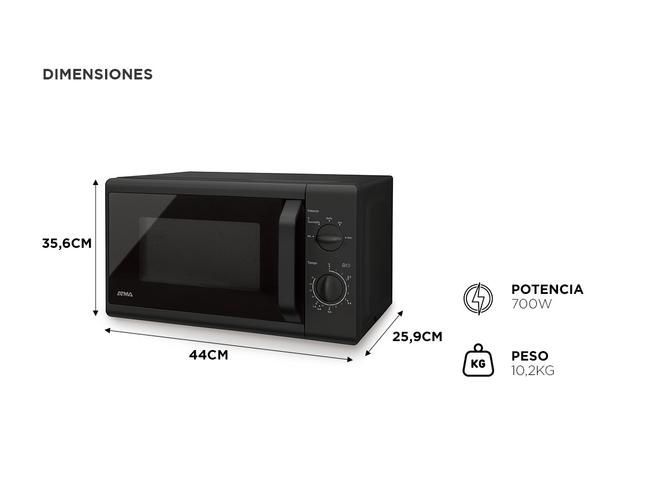 Microondas Atma Rotativo 20 litros 700W - 3