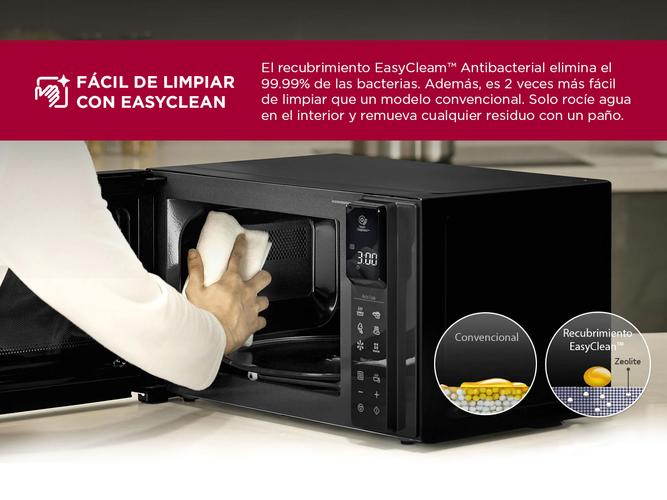 Microondas LG NeoChef 42 Litros Inverter Acero Inoxidable Grill 1450w MH8298DIR - 2