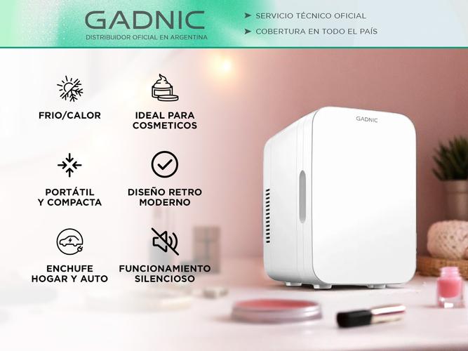 Mini Heladera Para Cosmeticos Make Up Hogar Gadnic 6L Frío Calor  - 1
