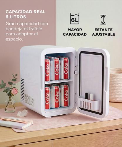Mini Heladera Para Cosmeticos Make Up Hogar Gadnic 6L Frío Calor  - 3