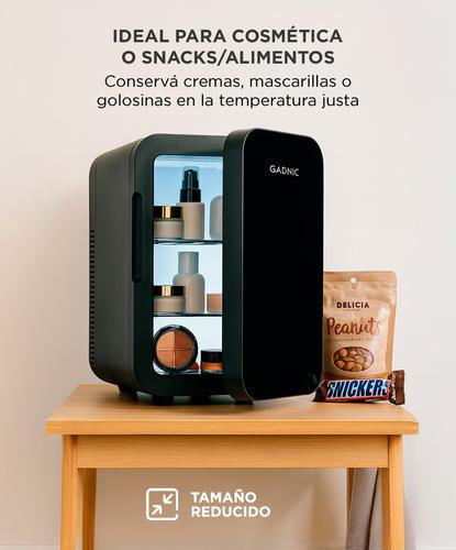 Mini Heladera Portátil Gadnic 10L Frío Calor Cosmeticos - 4