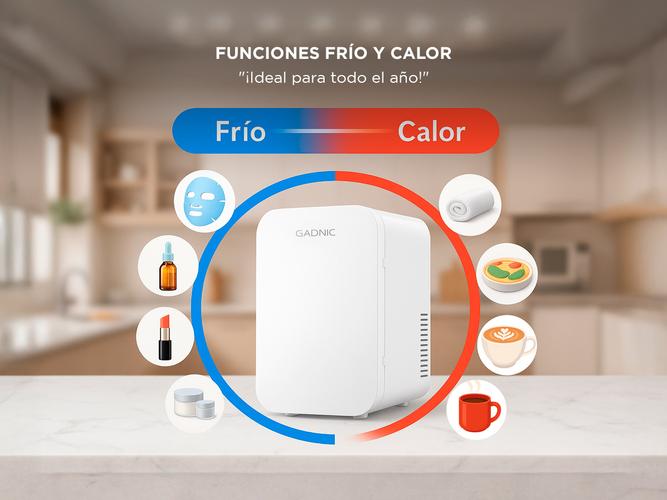 Mini Heladera Portátil Gadnic 20L Frío Calor Para Cosmeticos  y Hogar - 3