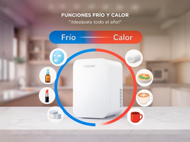 Mini Heladera Portátil Gadnic 10L Frío Calor Para Cosemticos  y Hogar - 3