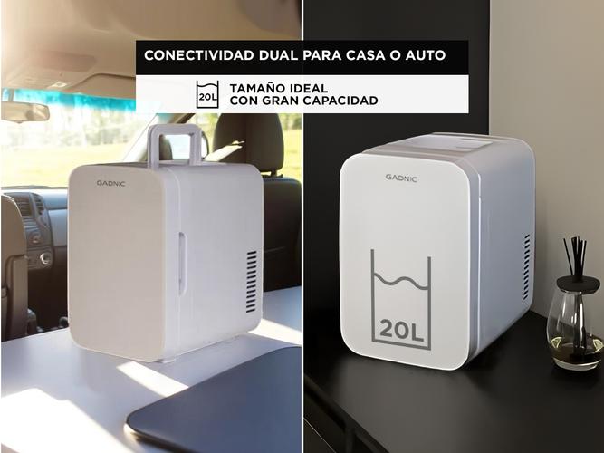 Mini Heladera Portátil Gadnic 20L Frío Calor Para Cosmeticos  y Hogar - 4