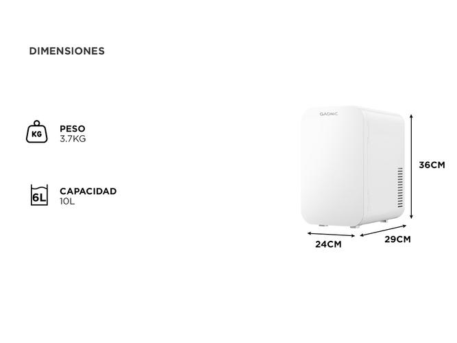 Mini Heladera Portátil Gadnic 10L Frío Calor Para Cosemticos  y Hogar - 5