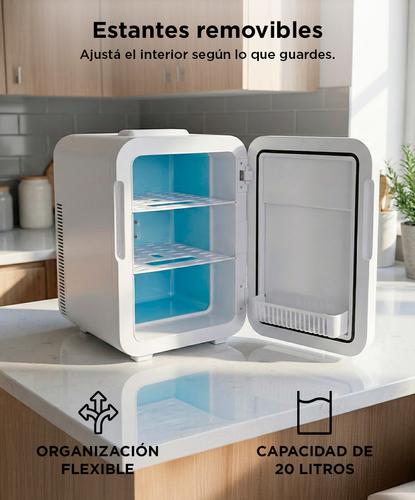 Mini Heladera Portátil Gadnic 20L Frío Calor Para Cosmeticos  y Hogar - 3