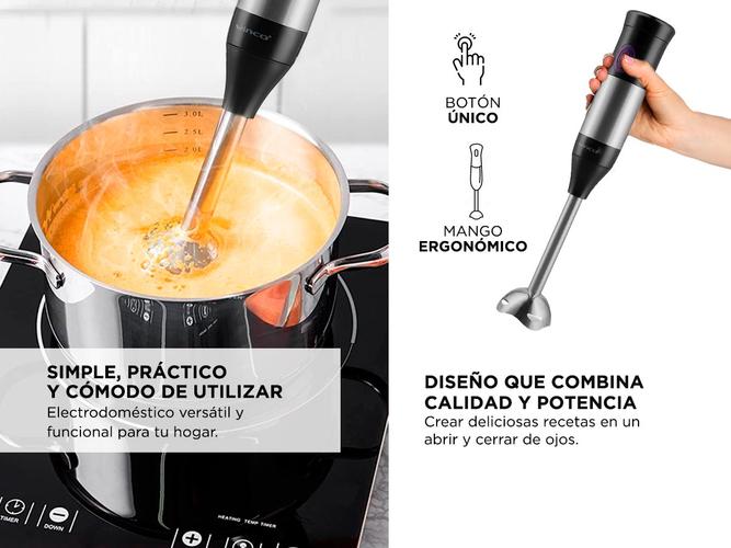 Licuadora de Mano Mixer Winco W09 350W Picador Vaso Batidor - 4