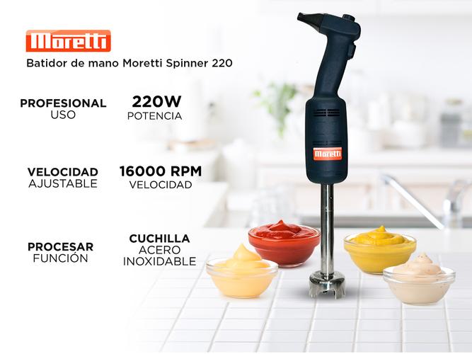 Batidor de mano Moretti Spinner 220 Uso Intensivo Profesional - 1
