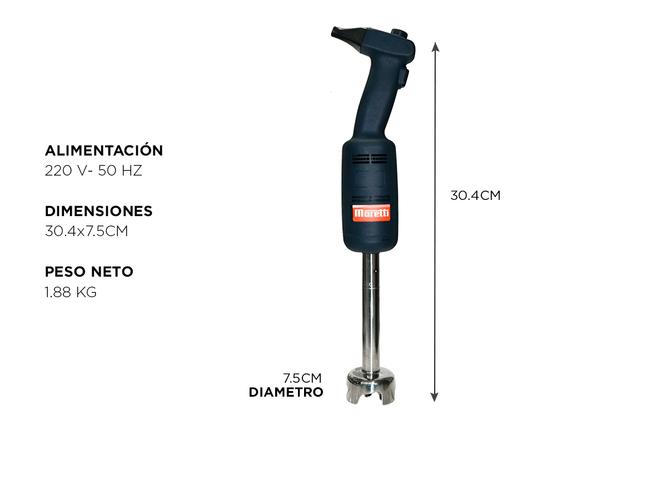 Batidor de mano Moretti Spinner 220 Uso Intensivo Profesional - 5