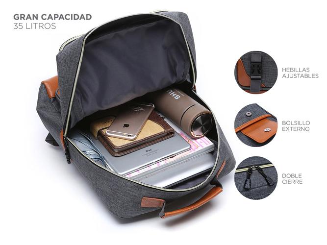Mochila South Port Porta Notebook Elegante   - 2
