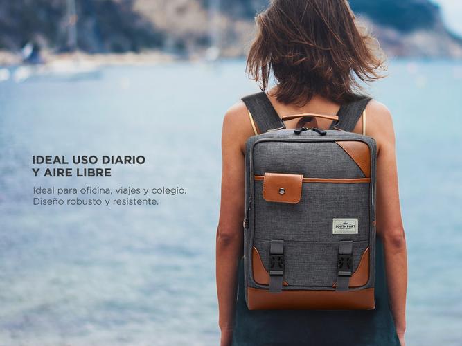 Mochila South Port Porta Notebook Elegante   - 3