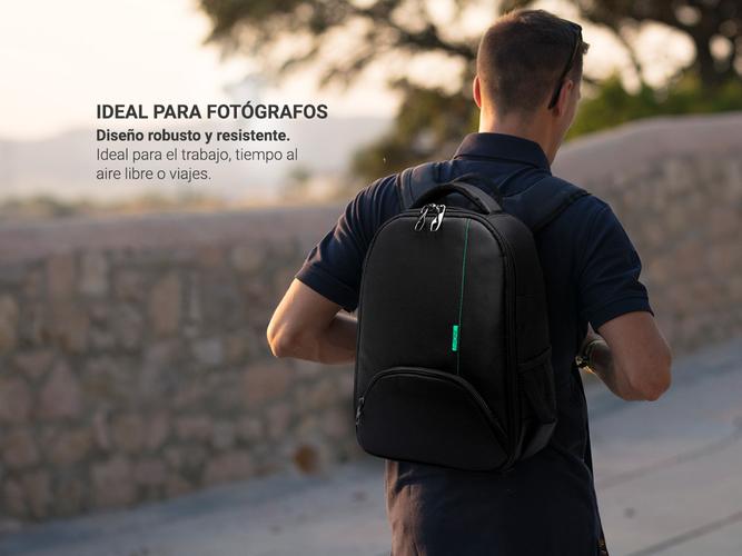 Mochila Fotografía Pro Gadnic 20L c/candado y funda - 3