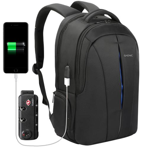 Mochila Gadnic Antirrobo Impermeable Para Notebook 15.6 - 0