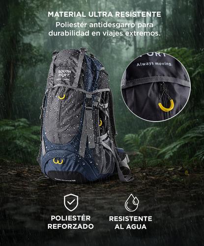 Mochila de Mochilero South Port By Gadnic 70Lt Ideal Camping Trekking Super Resistente - 4