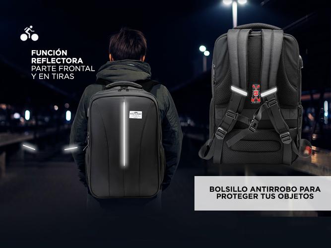 Mochila Gadnic Antirrobo 35L Impermeable Para Notebook 156 - 4