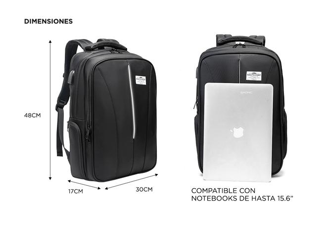 Mochila Gadnic Antirrobo 35L Impermeable Para Notebook 156 - 5