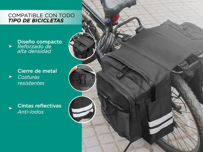 Bolso Alforja Para Bicicleta Gadnic 24 Litros - 4