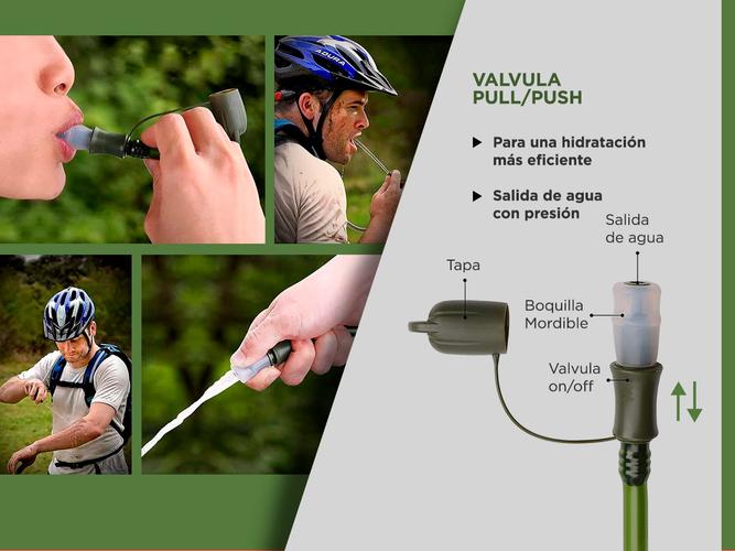 Bolsa De Agua 2 Litros Gadnic Mochila  - 3