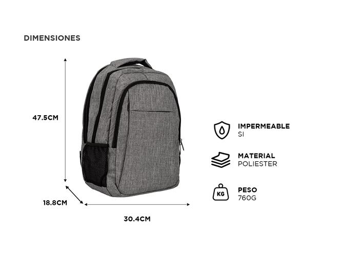 Mochila Resistente al Agua Gadnic MRE1282 Puerto USB Notebook - 4